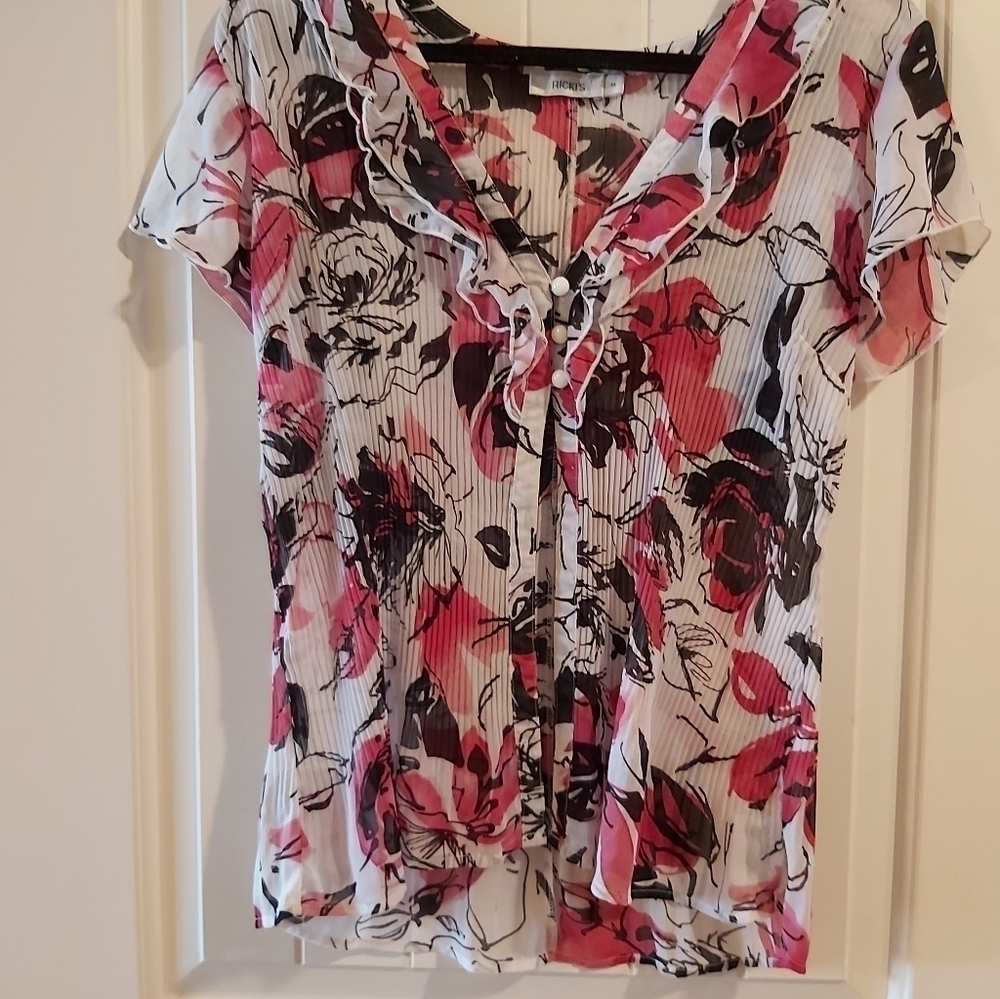 NEW RICKIS BLOUSE-TOP BUTTONS ONLY/B4A - Picture 3 of 5